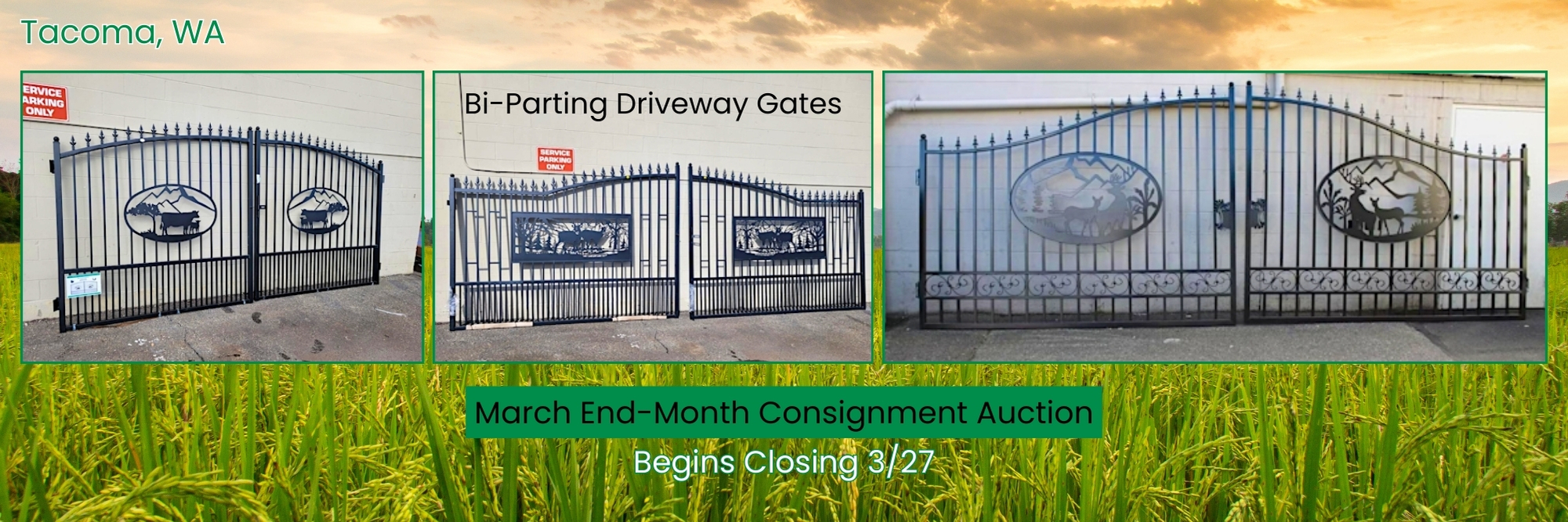 March End Month Consignment Auction, Tacoma, WA